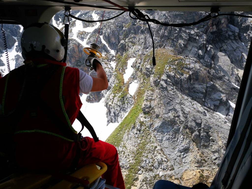 Acceglio, due escursioniste recuperate sul Monte Oronaye dal Soccorso Alpino