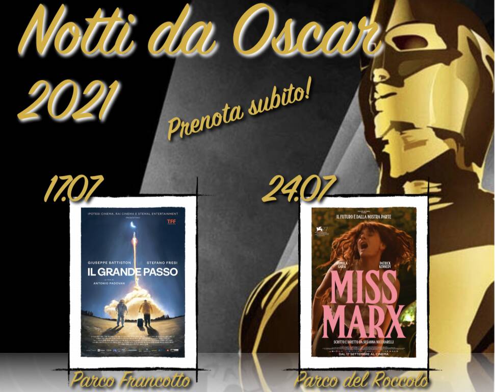 “Notti da Oscar, cinema sotto le stelle” a Busca