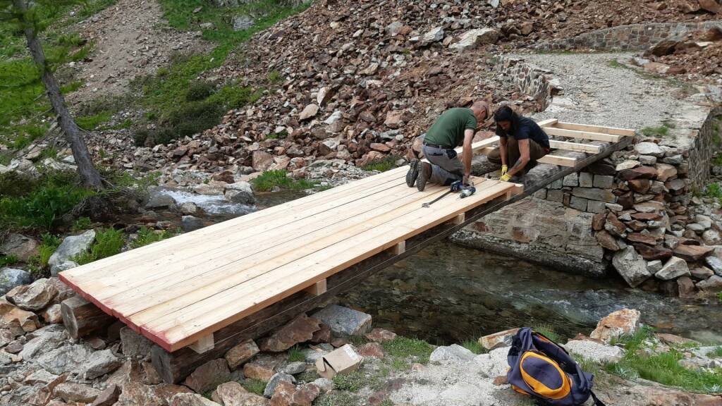 La ricostruzione nelle Alpi Marittime dopo la tempesta Alex