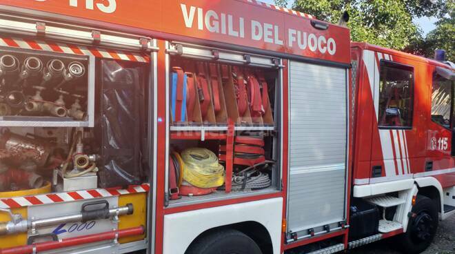 Incendio in abitazione a Montemale in frazione Ricogno