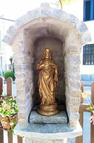Busca, restaurata la statua del Sacro Cuore di San Giacomo