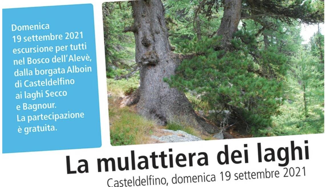 Il Parco del Monviso collabora con il Comune di Casteldelfino per l’escursione “La mulattiera dei laghi”