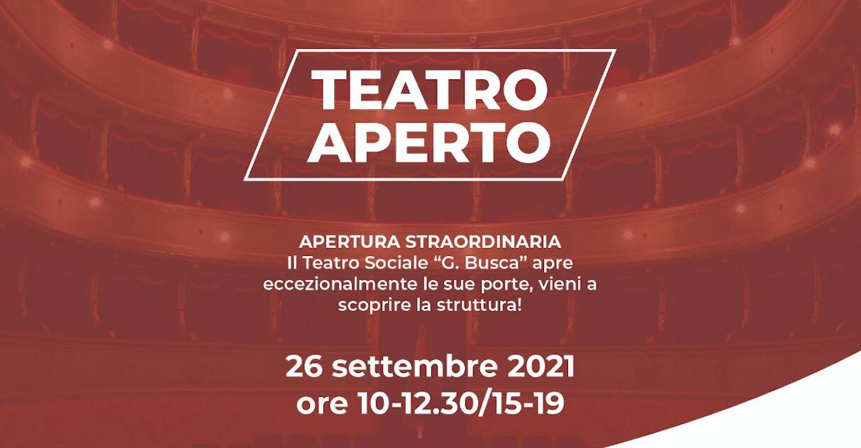 Alba, domenica 26 settembre apertura straordinaria del Teatro Sociale “G. Busca”