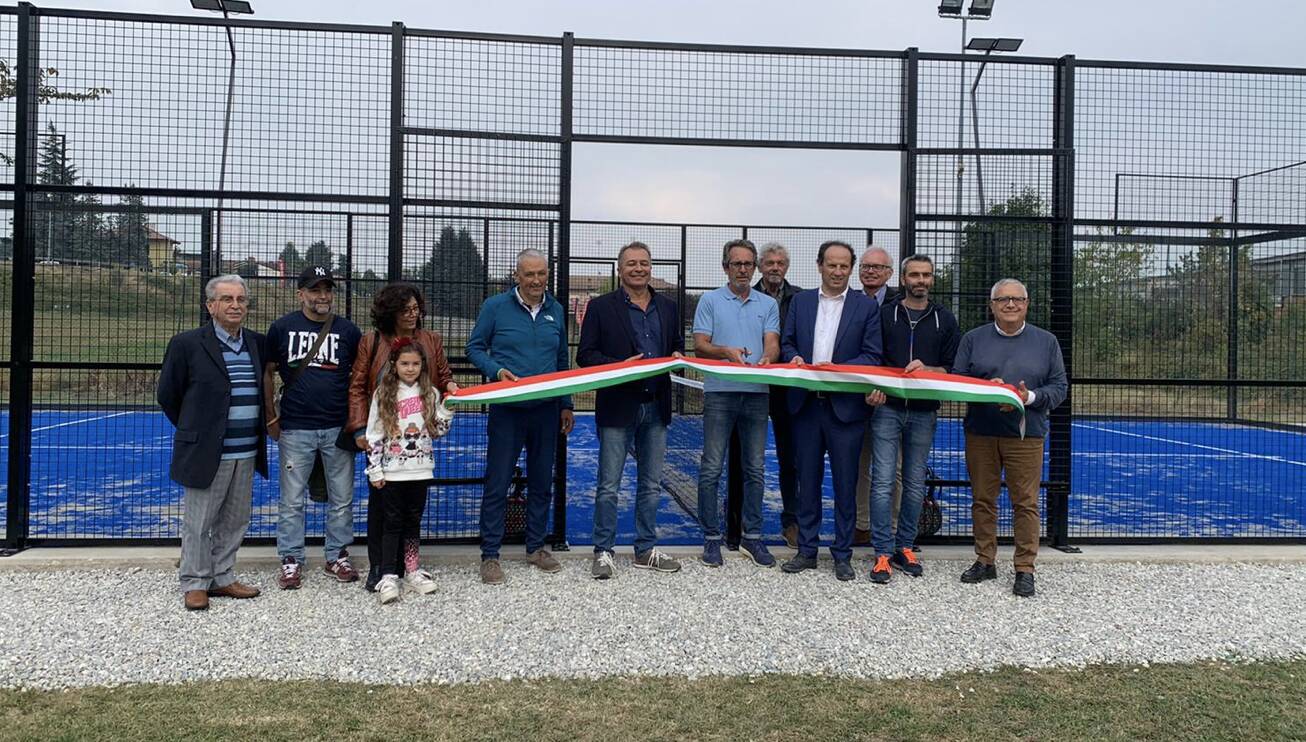 Inaugurato il nuovo campo del Padel a Borgo San Dalmazzo