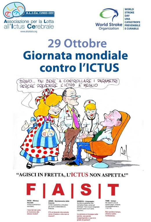 Giornata mondiale dell’ictus, una data per mantenere sempre alta l’attenzione sulla terza causa di morte in Italia