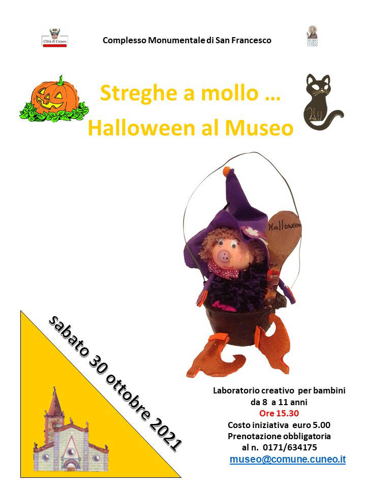Tornano i laboratori di Halloween al Museo Civico di Cuneo