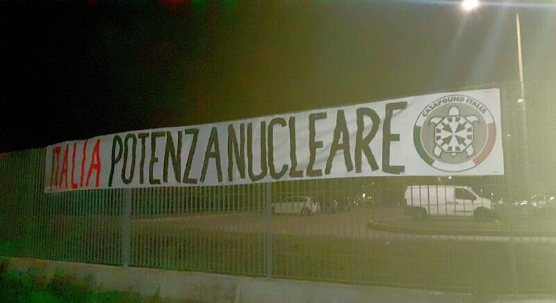 A Cuneo, Alba e Bra CasaPound per il nucleare: “necessario ritorno a indipendenza energetica”