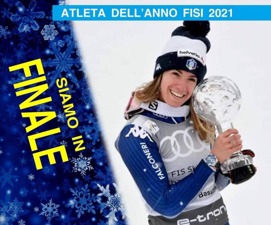 Marta Bassino in finale atleta anno FISI 2021 