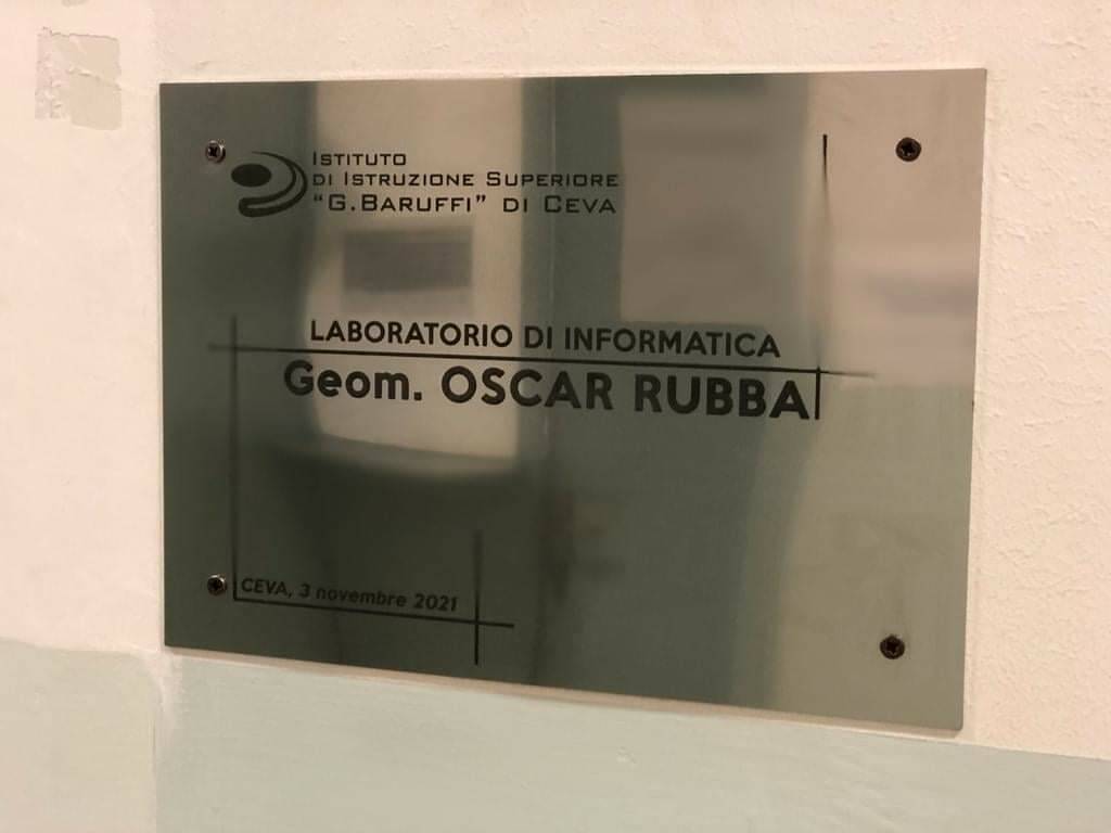 Ceva, al Baruffi intitolato allo studente Oscar Rubba il laboratorio di informatica