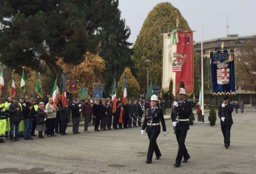 Gonfalone della Provincia alle cerimonie del 2 e 4 novembre a Cuneo