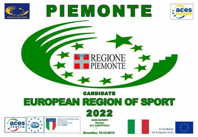 Il Piemonte sarà la Regione Europea dello Sport nel 2022