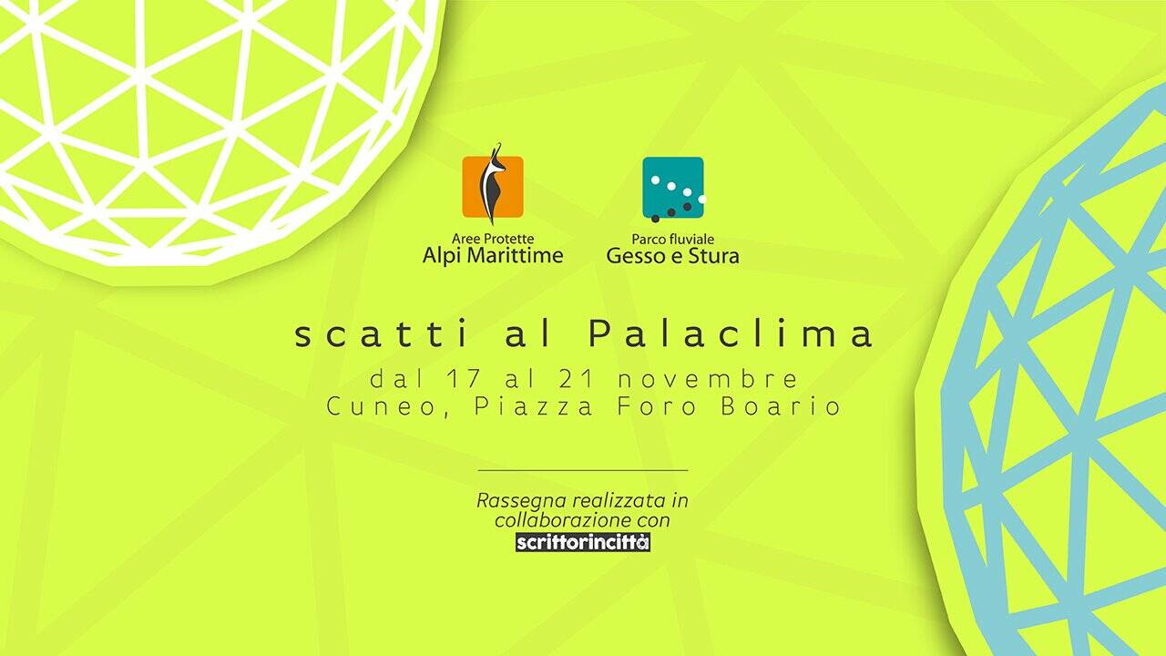 Il “palaclima” sarà presente a Cuneo durante la kermesse letteraria “Scrittorincittà”