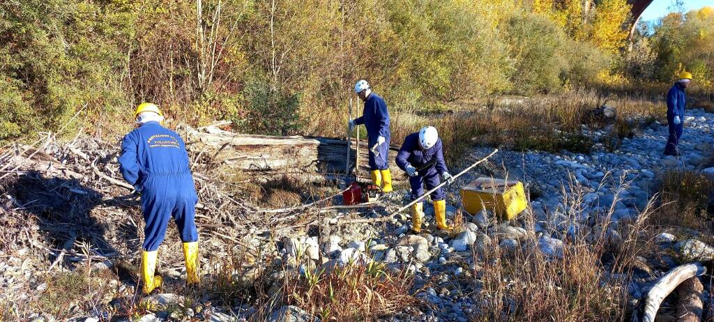 Protezione Civile Cuneo pulizia fiumi monitoraggio