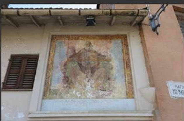 Il dipinto murale del XVII secolo voluto dai Peveragnesi che sopravvissero alla peste