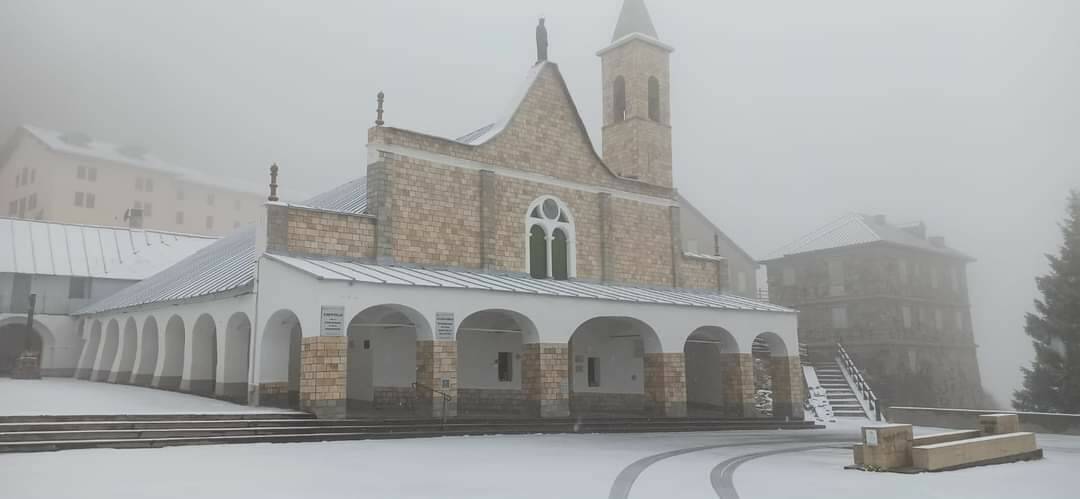 Neve ottobre 2021 Sant'Anna di Vinadio 