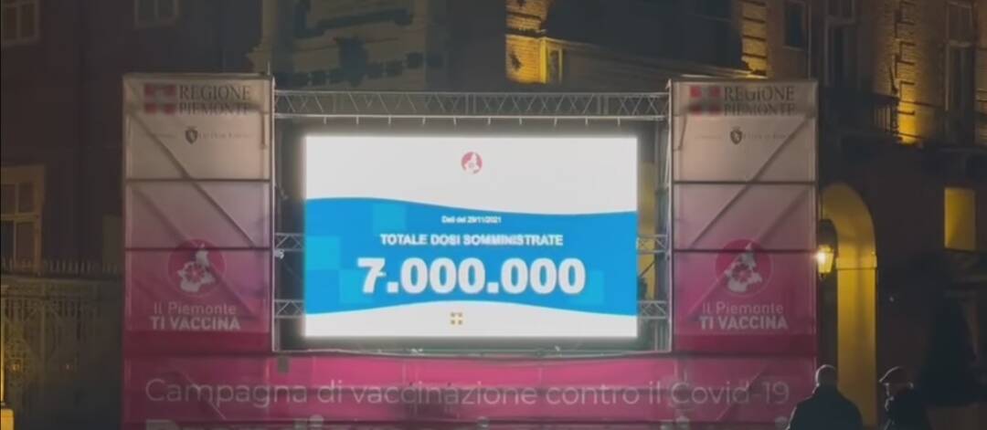 Vaccinazioni, in Piemonte superata quota 7 milioni