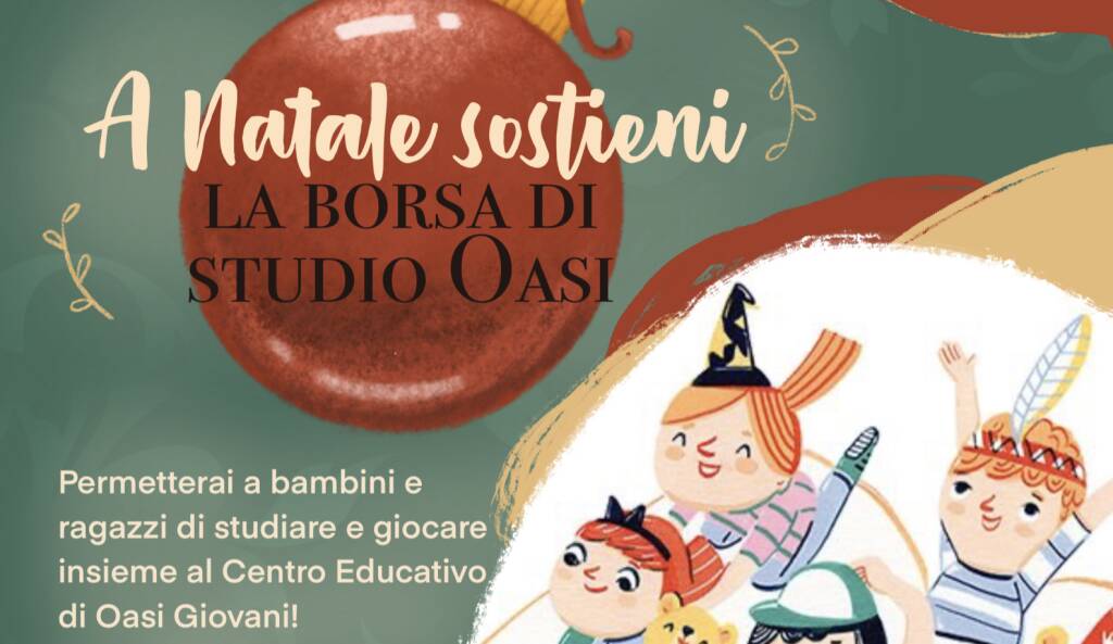 Savigliano, torna per le Feste natalizie la “Borsa di studio Oasi”