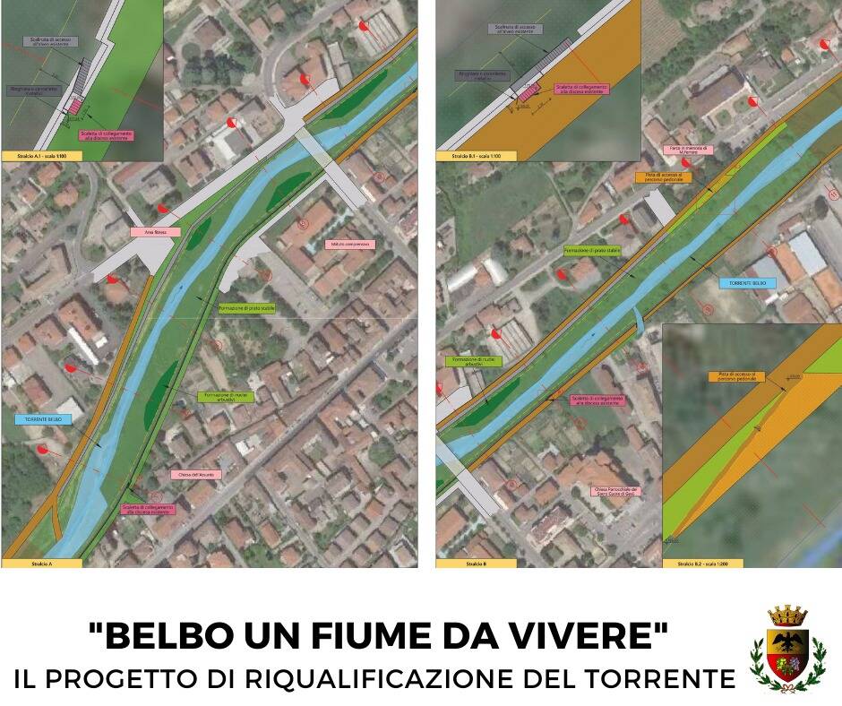 Santo Stefano Belbo, il progetto di riqualificazione del torrente è pronto