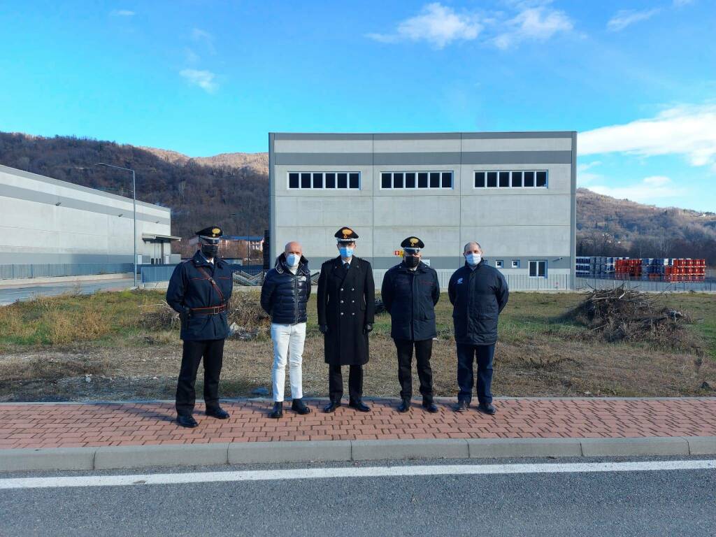 I vertici provinciali dell’Arma dei Carabinieri in visita a Venasca