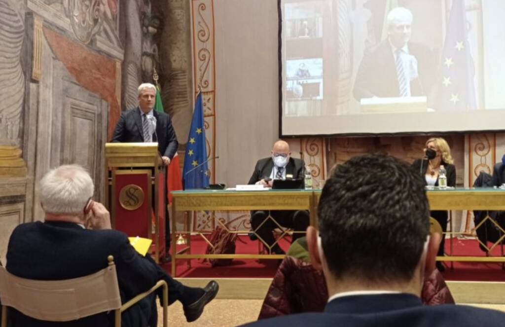 Borgna a Roma per il convegno “La messa a terra del Pnrr: la sfida del 2022 per il nostro Paese”