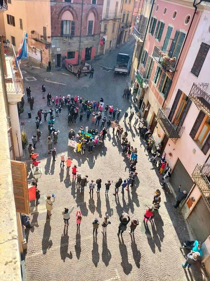 Flash mob per la pace Garessio 