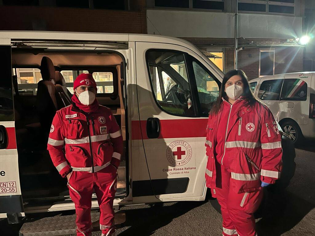 La Croce Rossa Italiana di Alba in supporto all’Associazione Arca solidale