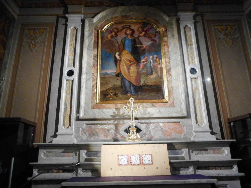 Nel Duomo di Cuneo un trittico pittorico realizzato e donato da Domenico Olivero