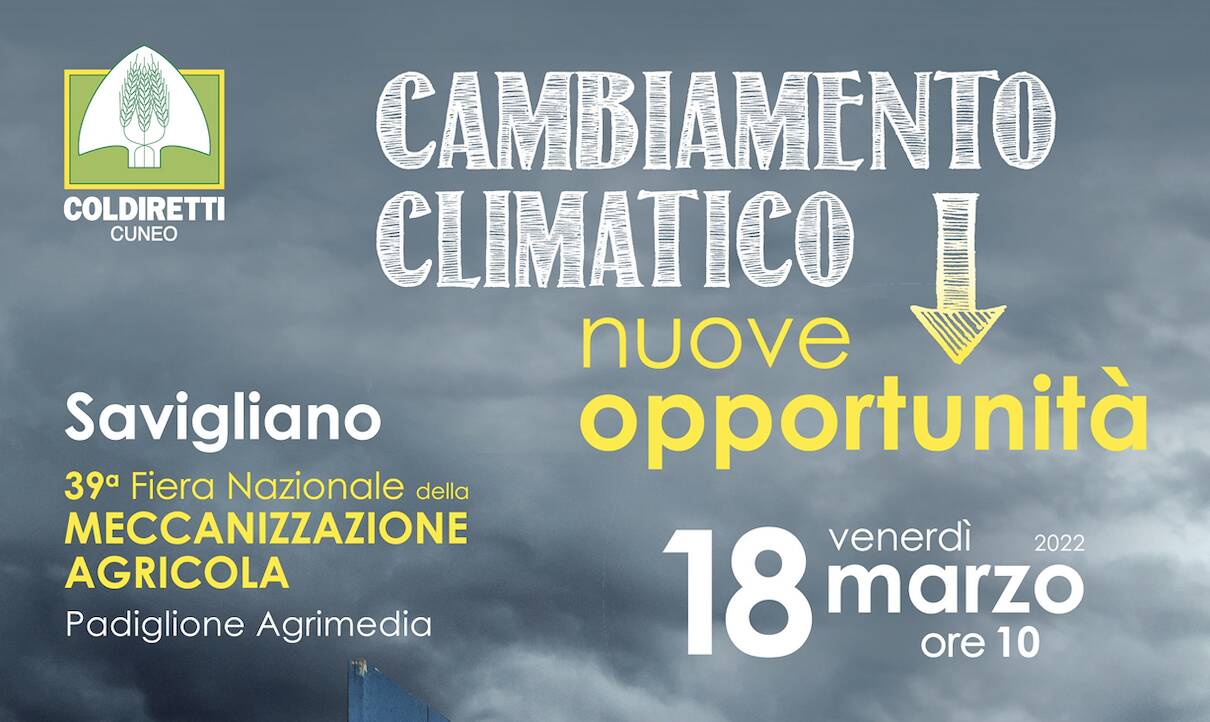 A Savigliano si parla di “Cambiamento climatico: nuove opportunità”