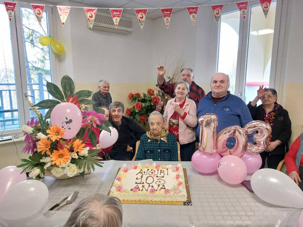 Bra festeggia i 103 anni di nonna Anna Gandino