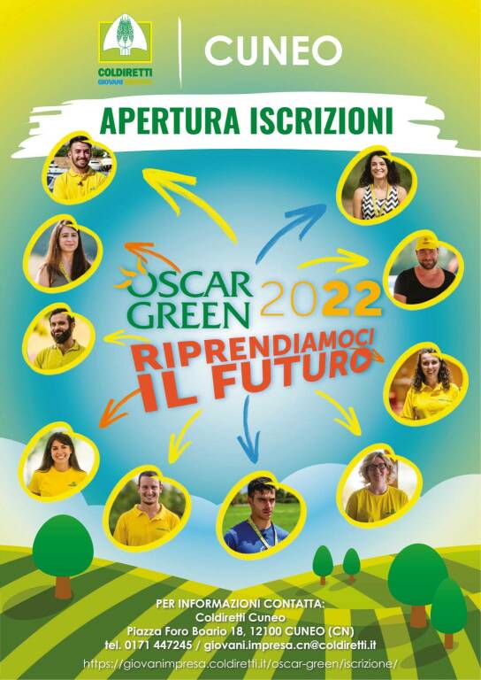 Scatta la corsa all’Oscar Green 2022 promosso da Coldiretti Giovani Impresa