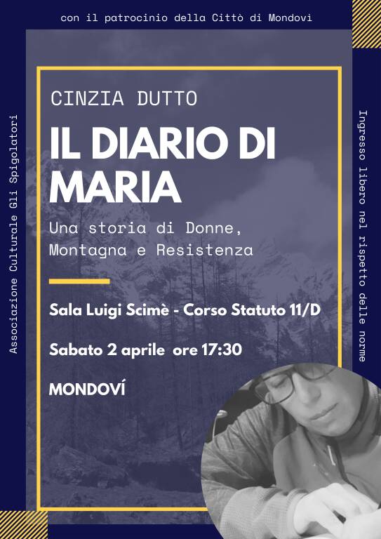 A Mondovì si presenta “Il diario di Maria”, una storia di donne, montagna e resistenza