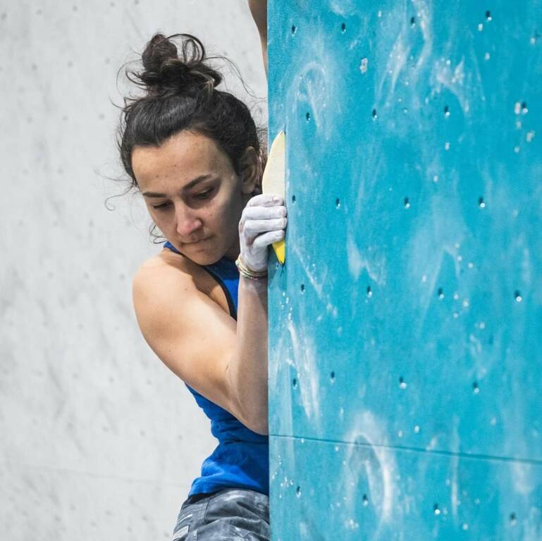 Chiusa Pesio, Irina Daziano è terza alla Coppa Italia di arrampicata sportiva