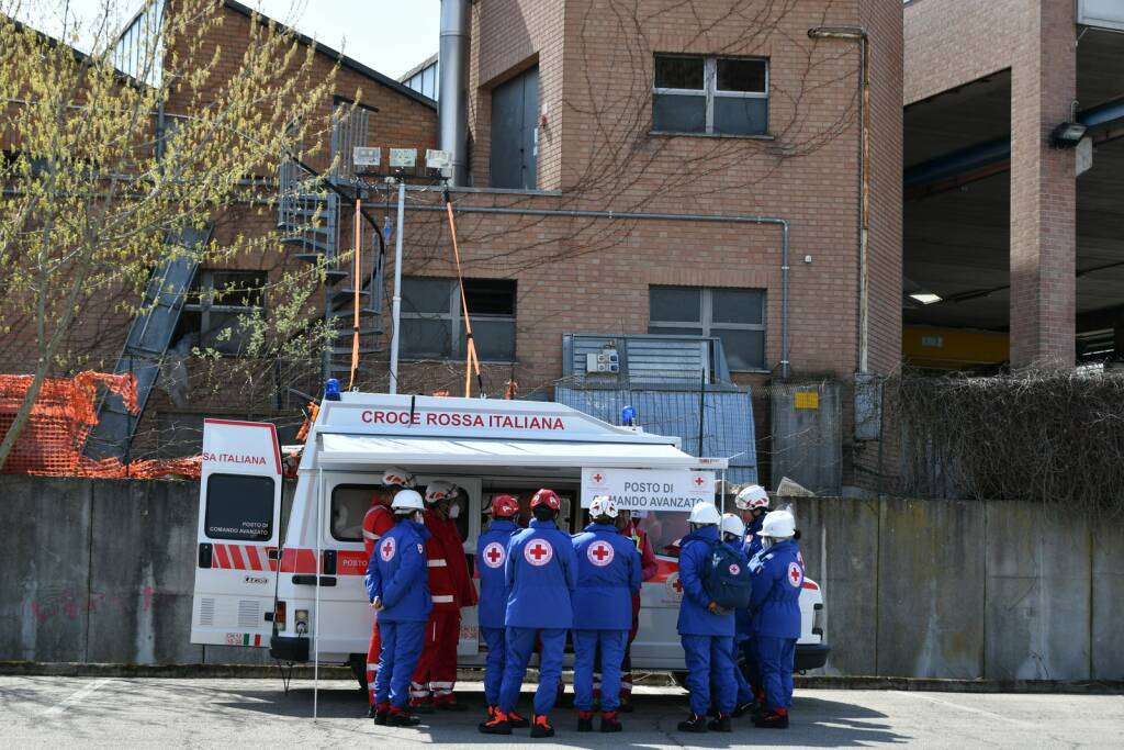 Ad Alba l’esercitazione delle Infermiere Volontarie della Croce Rossa Italiana