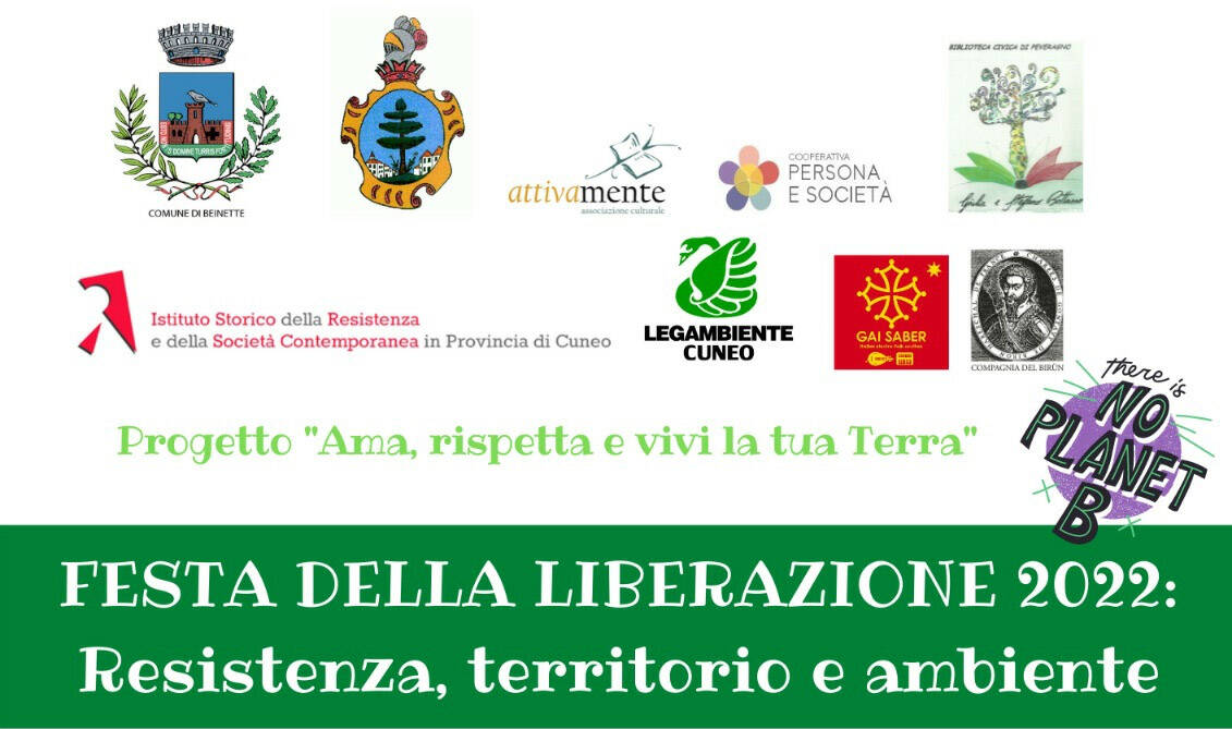 “Resistenza, territorio e ambiente”: il 25 aprile delle biblioteche di Beinette e Peveragno