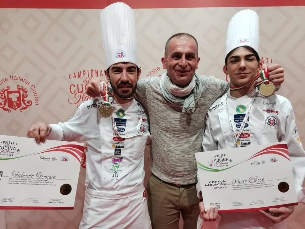 Medaglia d’oro per l’allievo Pietro Chiesa dell’alberghiero di Dronero al Campionato della cucina italiana