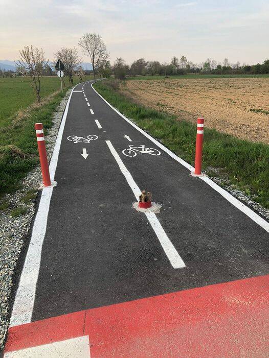 Bagnolo Piemonte, vandali in azione sulla pista ciclabile