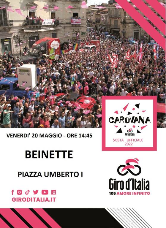 A Beinette passa il Giro d’Italia: tutte le chiusure strade e le limitazioni al traffico