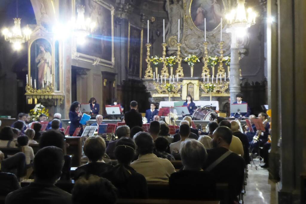 Nella chiesa di Santa Maria il concerto della Banda Musicale di Peveragno