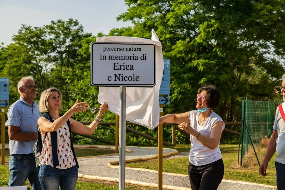 Inaugurato a Sant’Albano Stura il parco fitness dedicato a Erica e Nicole