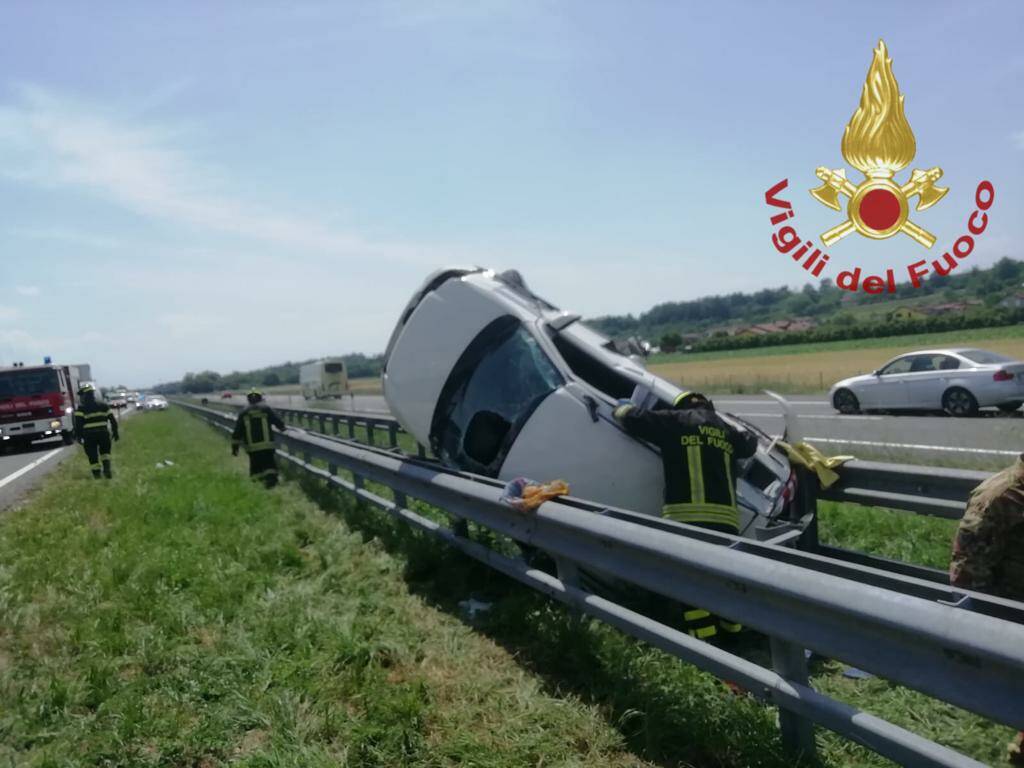 Incidente stradale al km 46 dell’A6 Torino-Savona