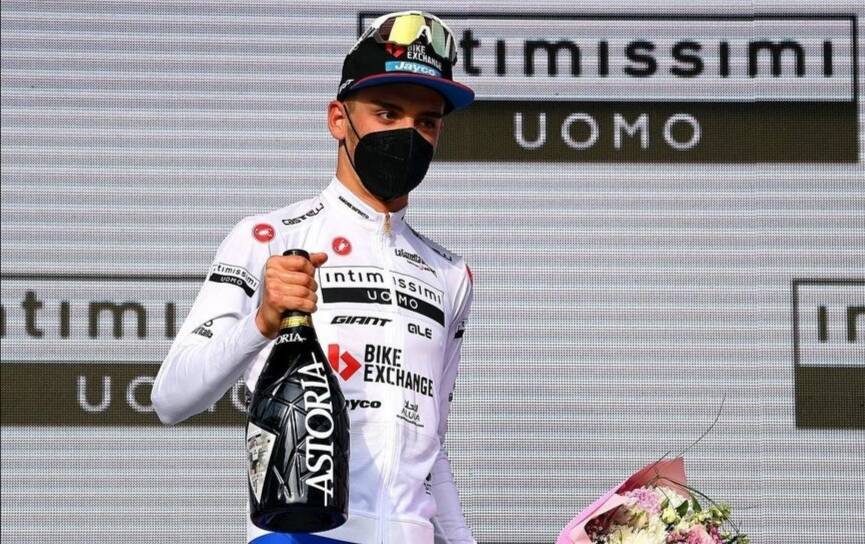 Giro d’Italia, il cuneese Sobrero primo nella classifica dei giovani