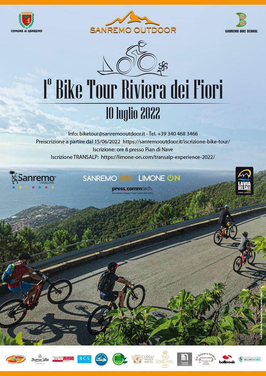 Limone – Sanremo, a luglio la TransAlp e il Bike Tour Riviera dei Fiori