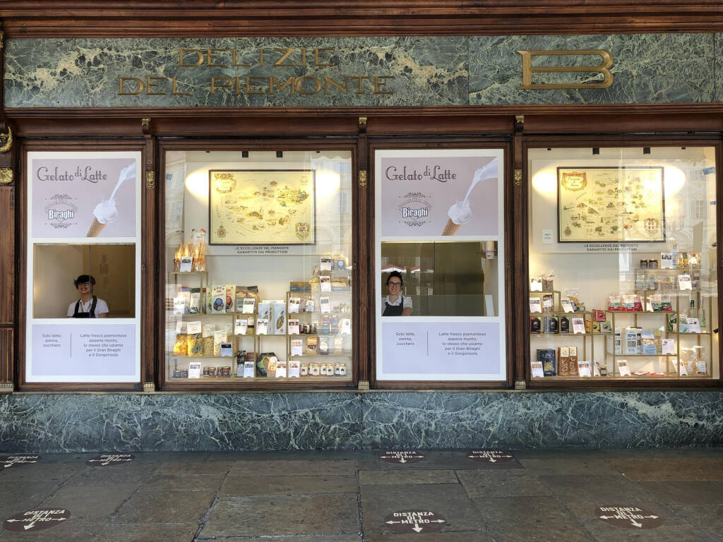 Lo storico “gelato di latte” Biraghi presente anche quest’anno a Torino