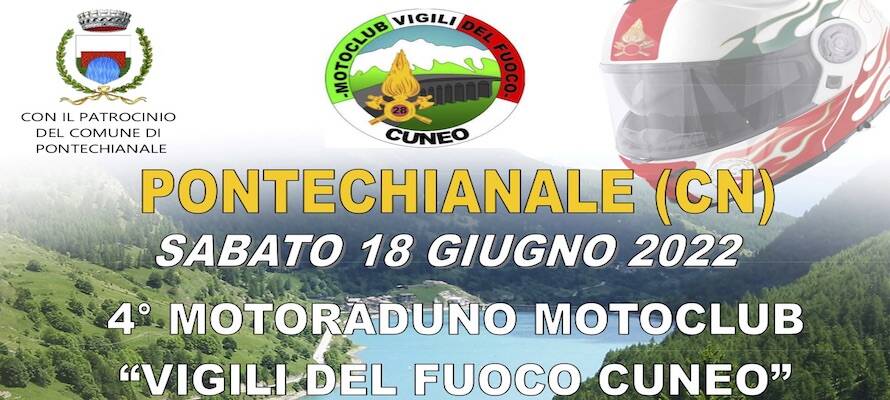 Torna a Pontechianale il 4° Motoraduno  Motoclub “Vigili del fuoco Cuneo”