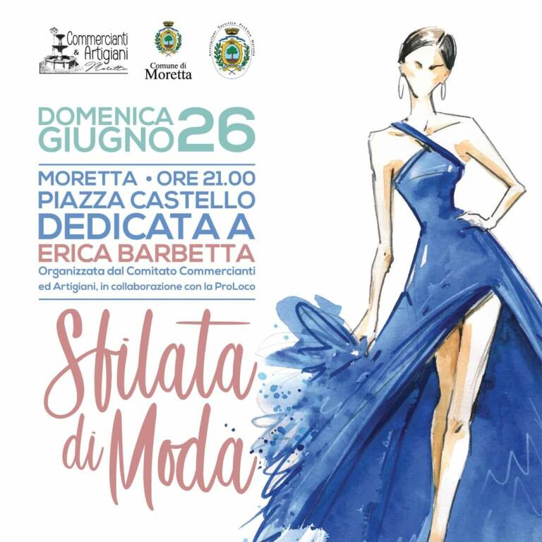 Moretta, sfilata di moda dedicata alla compianta Erica Barbetta