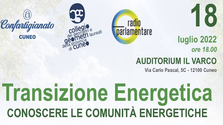 Confartigianato Cuneo su transizione energetica e comunità energetiche: