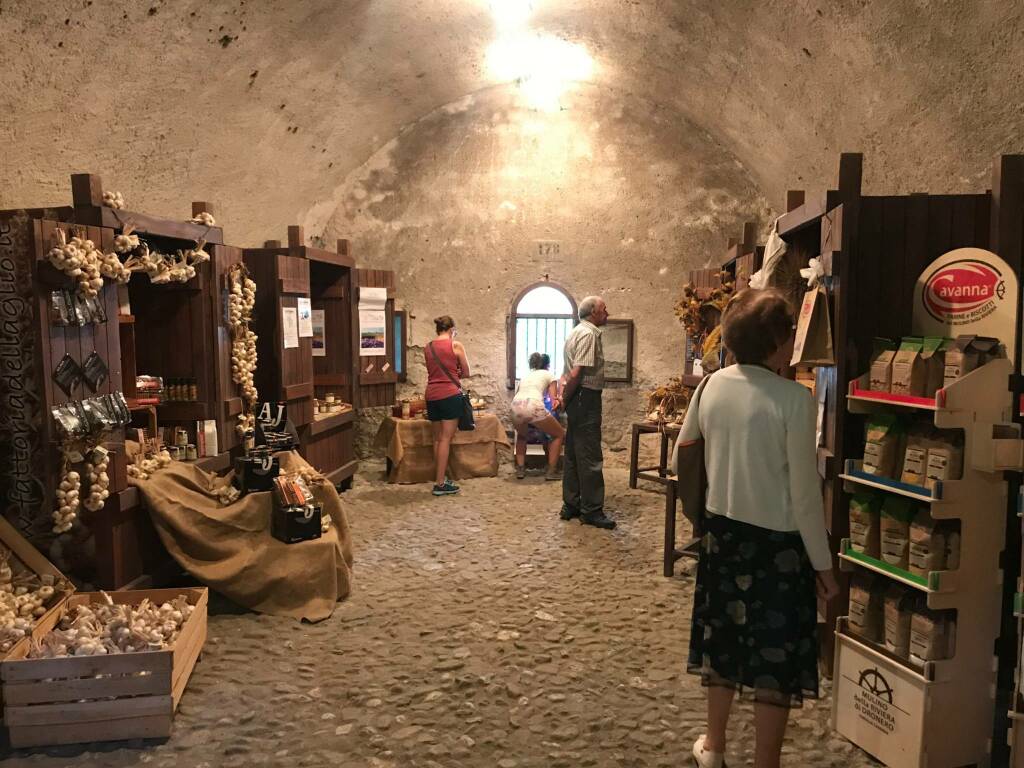 Una precedente edizione del Temporary Shop al Forte di Vinadio