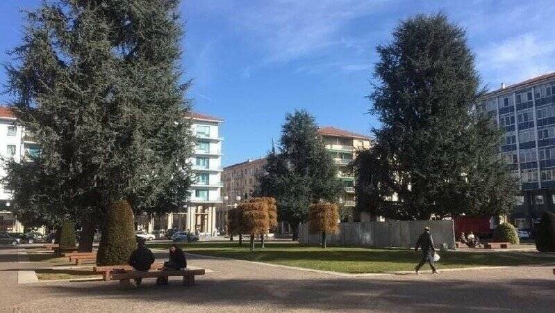 Piazza Europa a Cuneo 