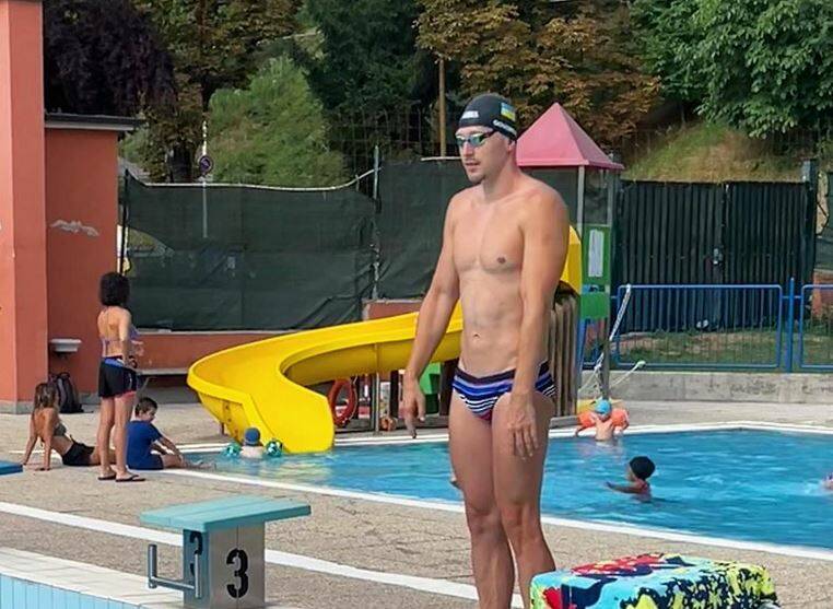 Il campione di nuoto ucraino Andrii Govorov ha ringraziato Cuneo
