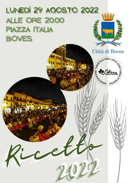 In piazza Italia la Cena del Ricetto: uno degli appuntamenti bovesani più attesi dell’anno
